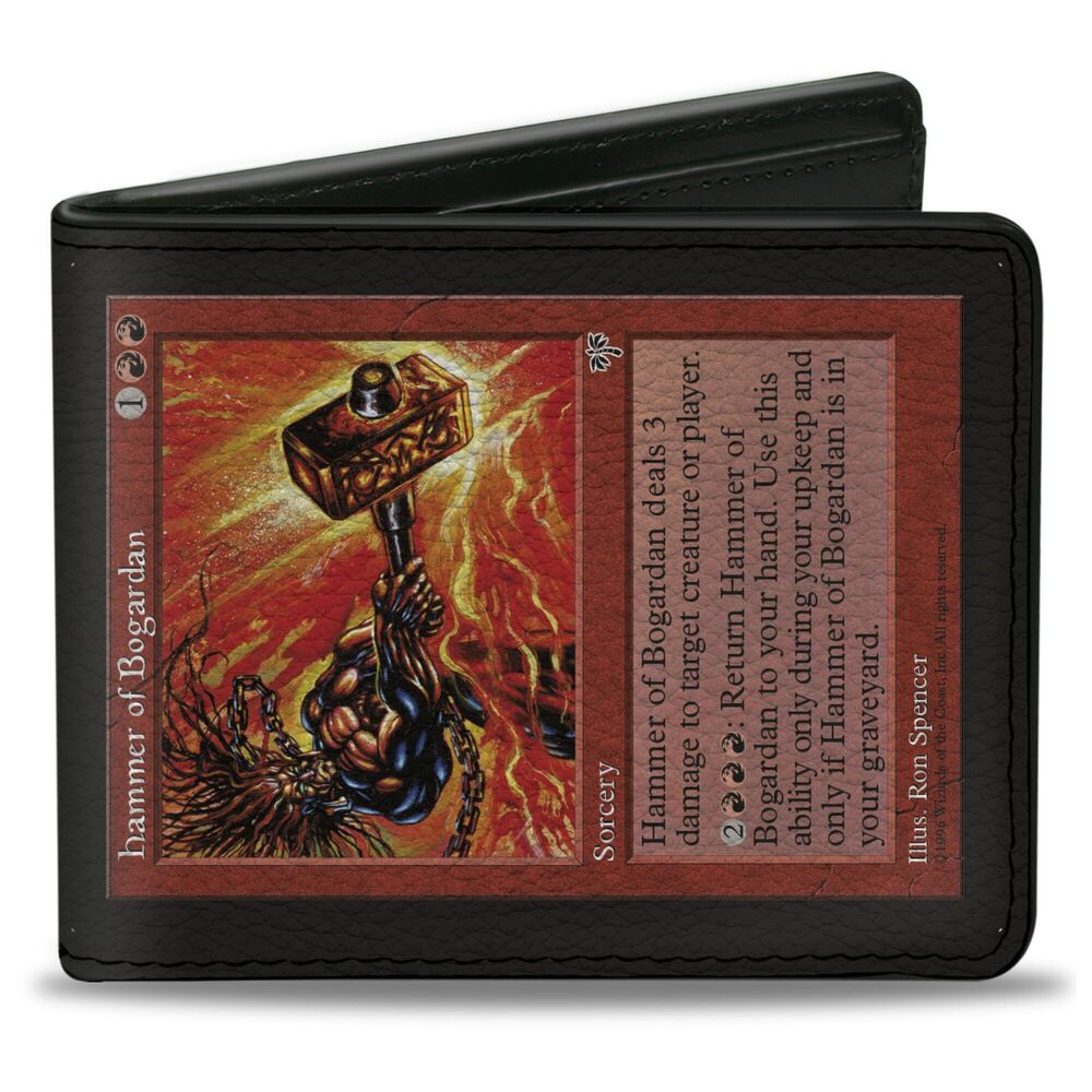 6287 Wizards Of The Coast Wallet, Bifold, Magic The Gathering Hammer Of
